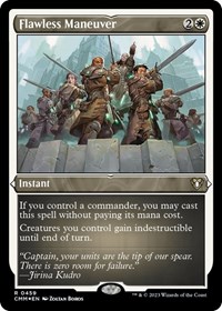 Flawless Maneuver (Foil Etched), Commander Masters