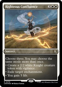 Righteous Confluence (Foil Etched), Commander Masters