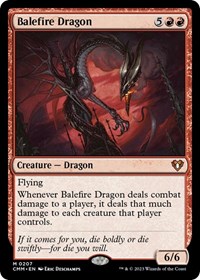 Balefire Dragon, Commander Masters