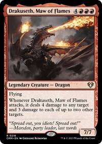 Drakuseth, Maw of Flames, Commander Masters