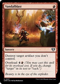 Vandalblast, Commander Masters
