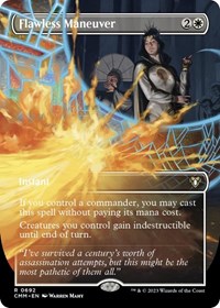 Flawless Maneuver (Borderless), Commander Masters