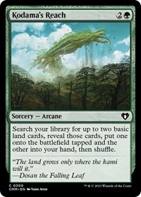 Kodama's Reach, Commander Masters