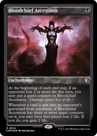 Bloodchief Ascension (Foil Etched), Commander Masters