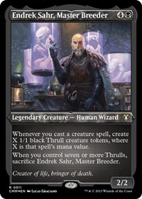 Endrek Sahr, Master Breeder (Foil Etched), Commander Masters