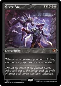 Grave Pact (Foil Etched), Commander Masters