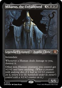 Mikaeus, the Unhallowed (Foil Etched), Commander Masters