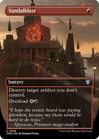 Vandalblast (Borderless), Commander Masters