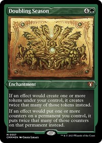 Doubling Season (Foil Etched), Commander Masters