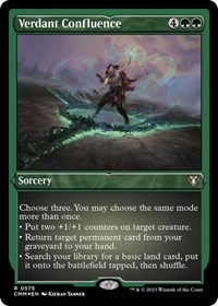 Verdant Confluence (Foil Etched), Commander Masters