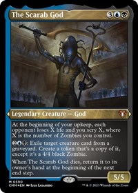 The Scarab God (Foil Etched), Commander Masters