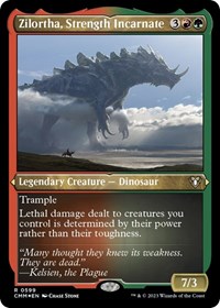 Zilortha, Strength Incarnate (Foil Etched), Commander Masters