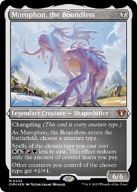 Morophon, the Boundless (Foil Etched), Commander Masters