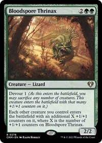 Bloodspore Thrinax, Commander Masters