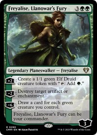 Freyalise, Llanowar's Fury, Commander Masters
