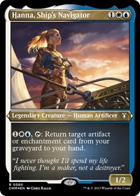 Hanna, Ship's Navigator (Foil Etched), Commander Masters