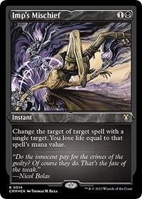 Imp's Mischief (Foil Etched), Commander Masters
