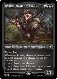 Rankle, Master of Pranks (Foil Etched), Commander Masters