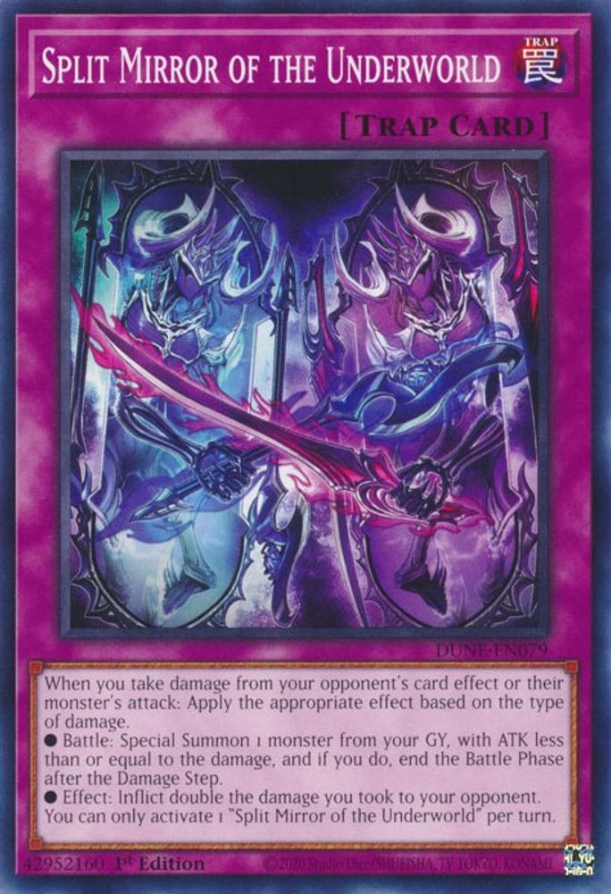 Split Mirror of the Underworld, 1st-edition, front