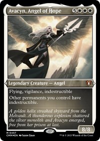 Avacyn, Angel of Hope (Foil Etched), Commander Masters