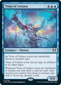 Titan of Littjara, Commander Masters