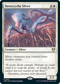Bonescythe Sliver, Commander Masters