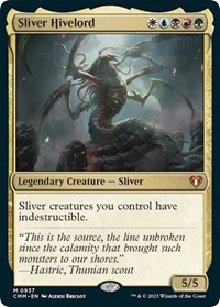 Sliver Hivelord, Commander Masters