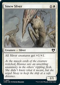 Sinew Sliver, Commander Masters