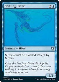 Shifting Sliver, Commander Masters