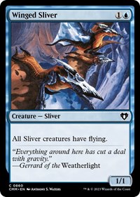 Winged Sliver, Commander Masters