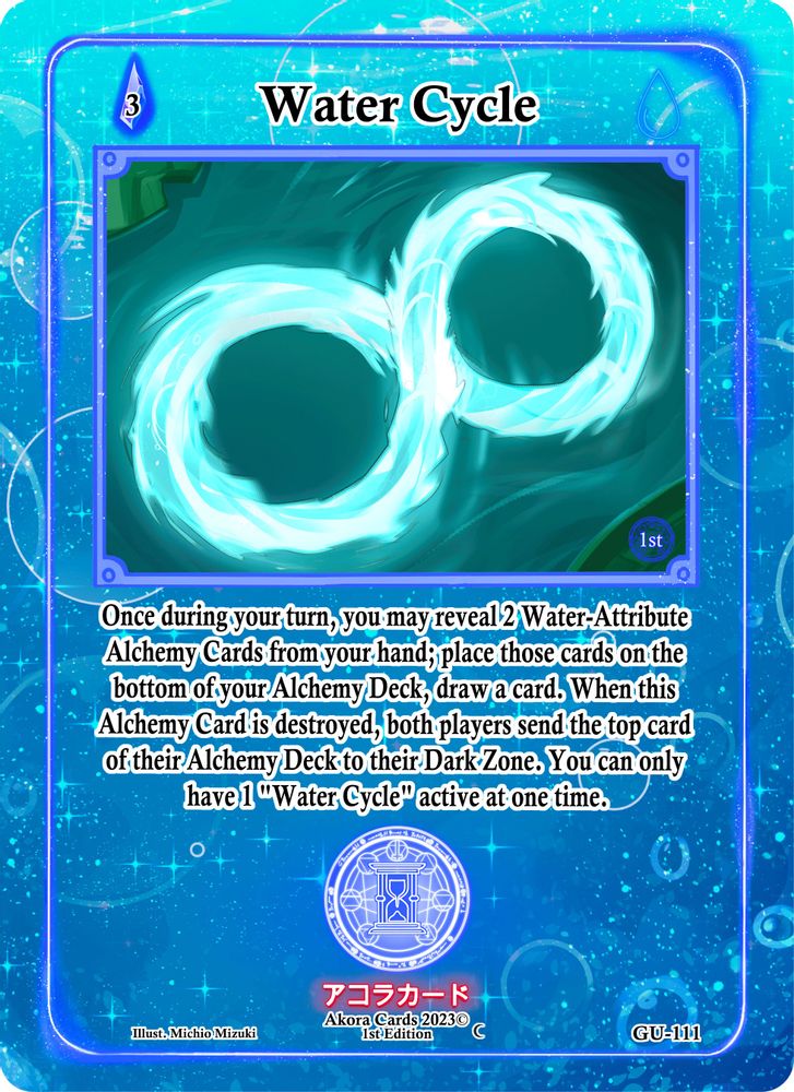 Water Cycle, Standard, front