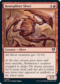 Bonesplitter Sliver, Commander Masters