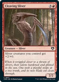 Cleaving Sliver, Commander Masters