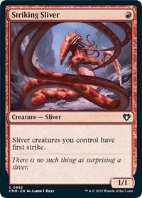 Striking Sliver, Commander Masters
