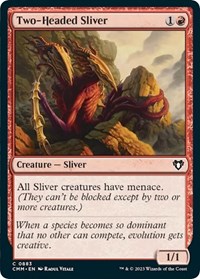 Two-Headed Sliver, Commander Masters