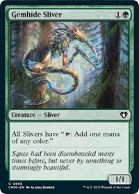Gemhide Sliver, Commander Masters