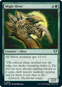 Might Sliver, Commander Masters