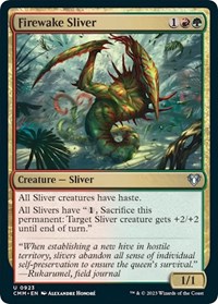 Firewake Sliver, Commander Masters