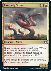 Lavabelly Sliver, Commander Masters
