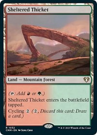 Sheltered Thicket, Commander Masters