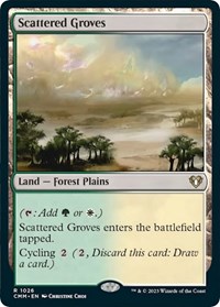 Scattered Groves, Commander Masters