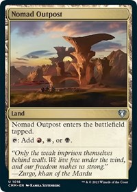 Nomad Outpost, Commander Masters