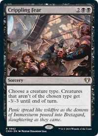 Crippling Fear, Commander Masters