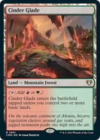 Cinder Glade, Commander Masters