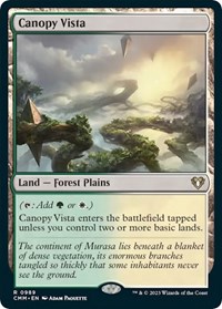 Canopy Vista, Commander Masters