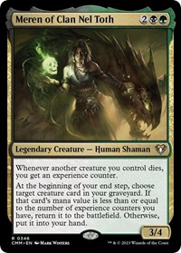 Meren of Clan Nel Toth, Commander Masters