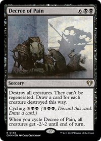 Decree of Pain, Commander Masters