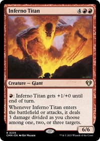 Inferno Titan, Commander Masters