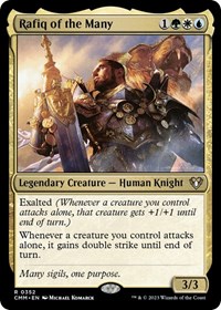 Rafiq of the Many, Commander Masters