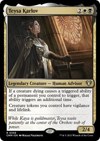 Teysa Karlov, Commander Masters